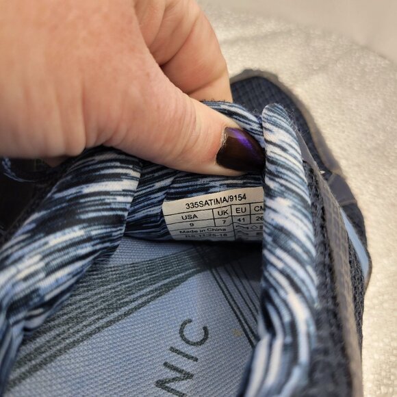 Vionic Womens Satima Sneakers 1st Ray Technology Navy Blue Mesh Comfort Shoes 9 - Picture 3 of 10